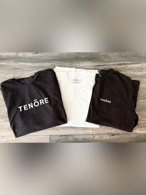 Set of 3 Tenore XL shirts- vintage black and white